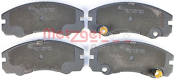 METZGER 1170363 Bremsbelagsatz, Scheibenbremse